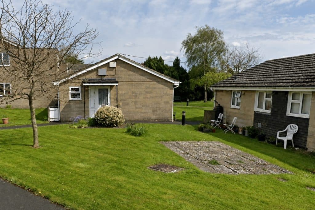 Hanover Gardens bungalows in Frome